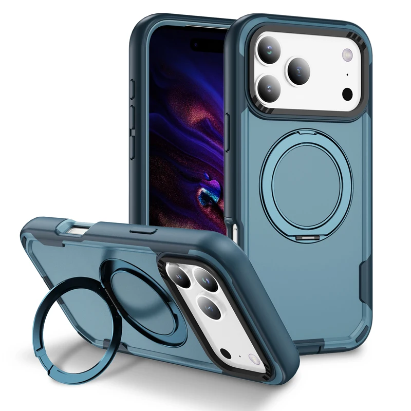 Shockproof Heavy Duty Armor Phone Case with Metal Brackets