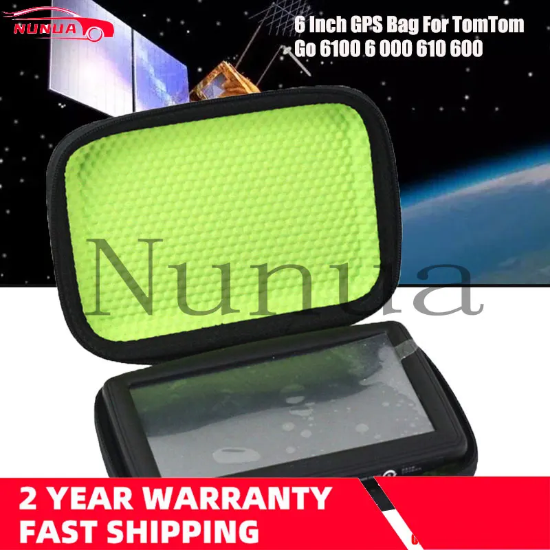 TomTom Go 6100 6 000 610 600 용 6 인치 GPS 하드 운반 케이스 커버, Sat Nav 자동차 방수 GPS 네비게이터 보호 홀더
