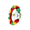 Festive Holiday Collar for Pets with Fluffy Pom Pom - Adjustable Winter Collar for Dogs and Cats - Cute Cosplay Accessory for 1