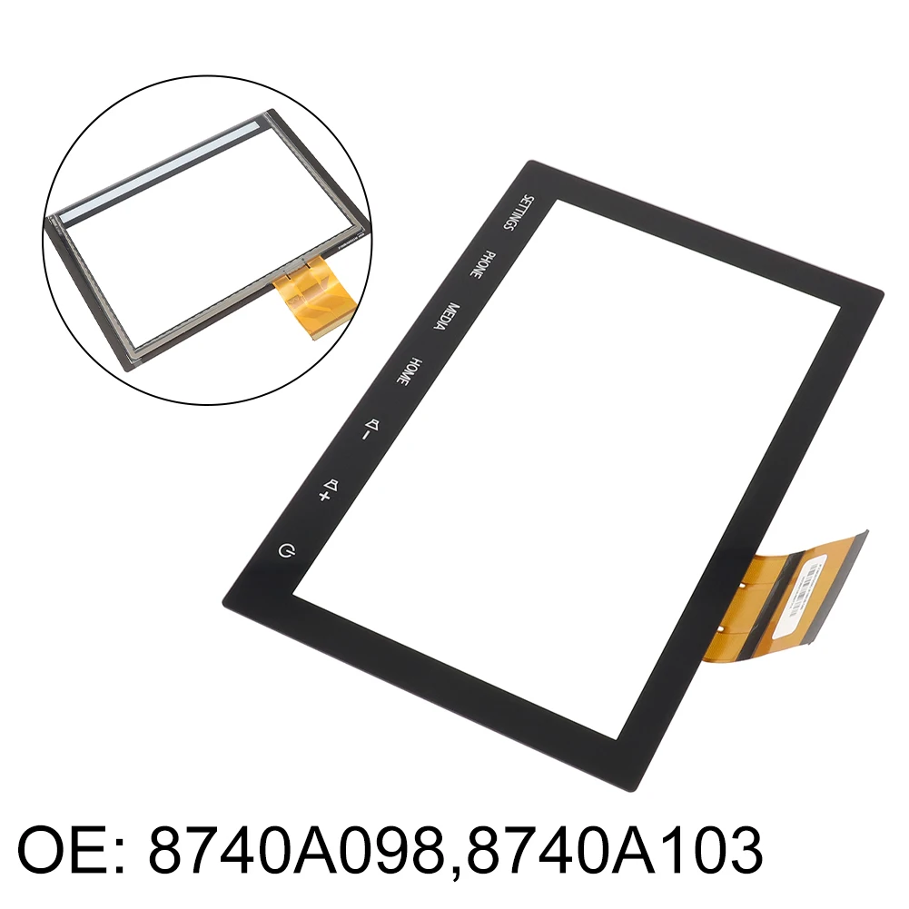 

8 Inch Touch Screen Panel Digitizer For Mitsubishi Outlander 2020-2022 8740A098 8740A103 Radio DVD Player GPS Navigation