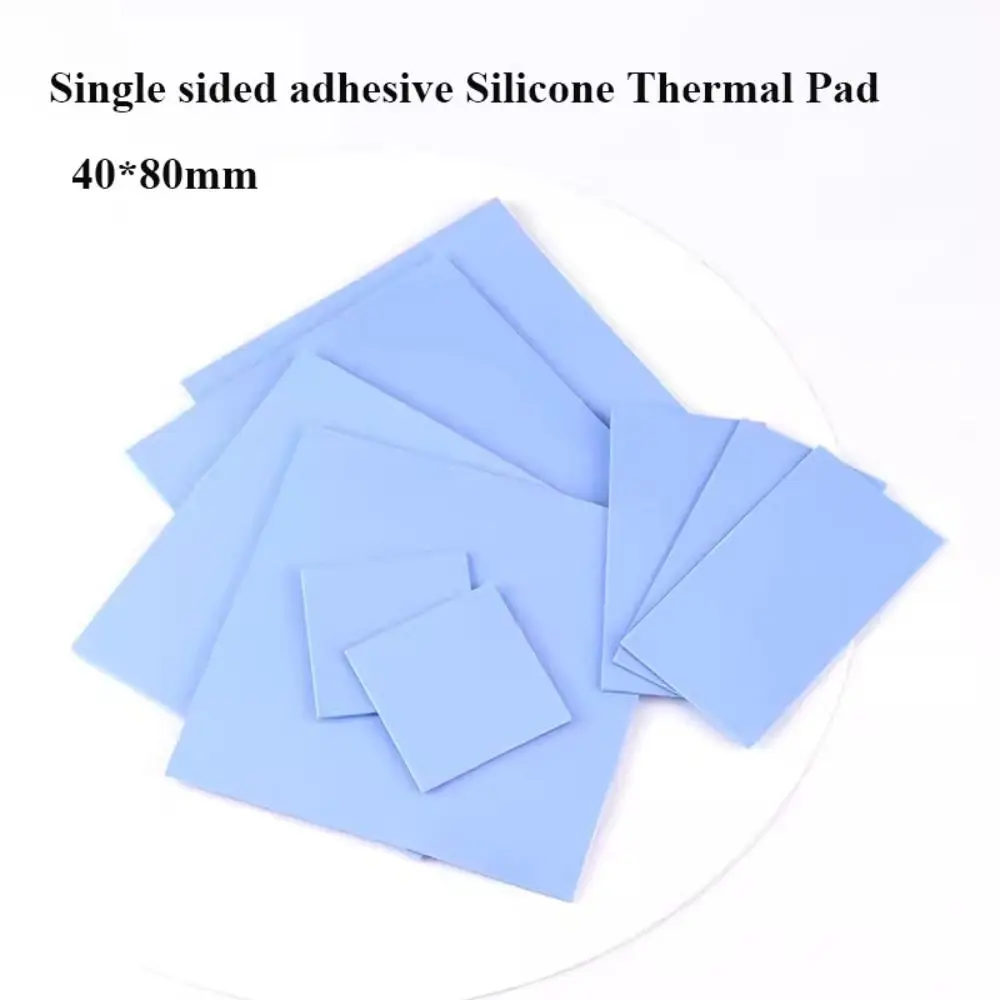 

Blue Color Silicone Thermal Pad Heat Conduction 4 Styles Graphics Chip Heat Conductive Heatsink Plaster Heat Reducing Patch