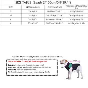 Puppy Adjustable Harness Pet Dog Harness Dog Leash Vest Classic Running Leash Strap Belt For