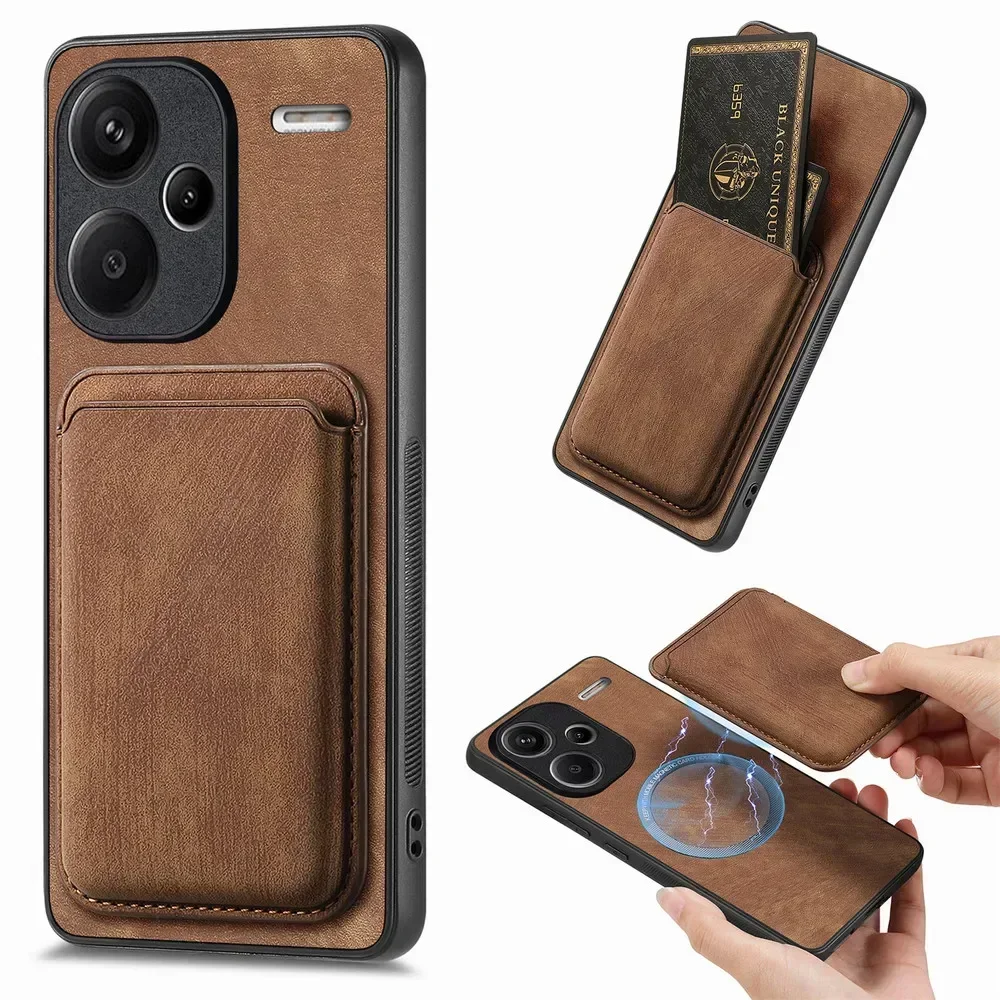 2-in-1 Detachable Leather Back Cover Case