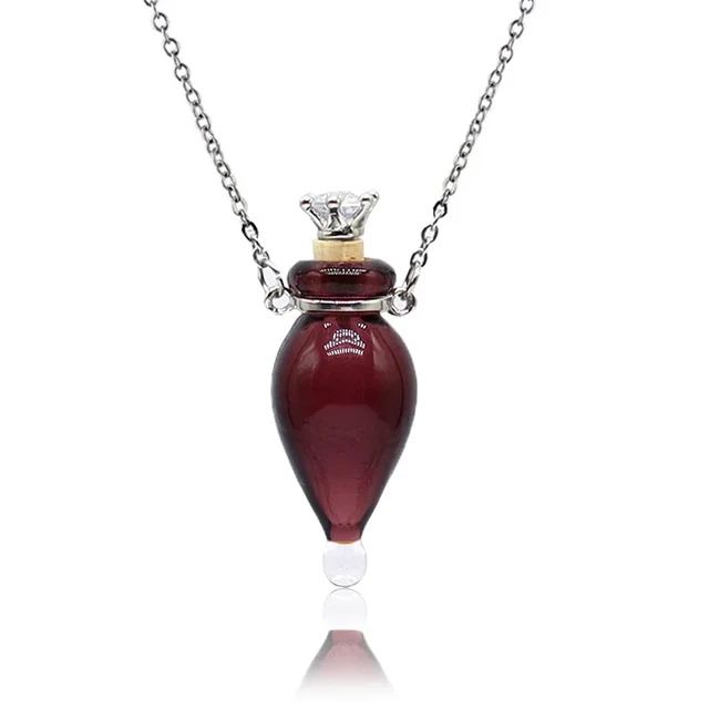 Vintage Copper/Brass Perfume Bottle Necklace & Chain | eBay