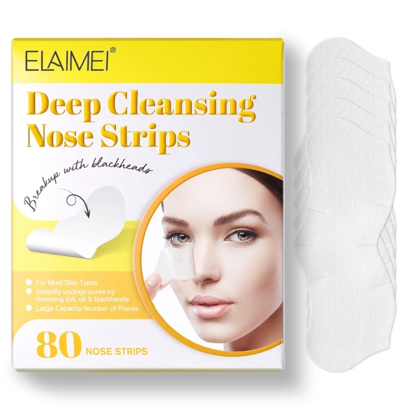 UnisexBlackheadRemoveMaskPeelNasalStripsDeepCleansingShrink