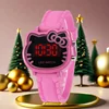 MINISO Hello Kitty Cute Cartoon Electronic Watch Child Primary School Students Girls Waterproof Kids Watches Women Gifts 3