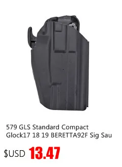 Taktische Oberschenkel Drop Bein Holster Ersatz Pistole Strap Silikon Non-slip Neopren Nylon Für QLS 19 22 G17 M9 zubehör – Detail 1