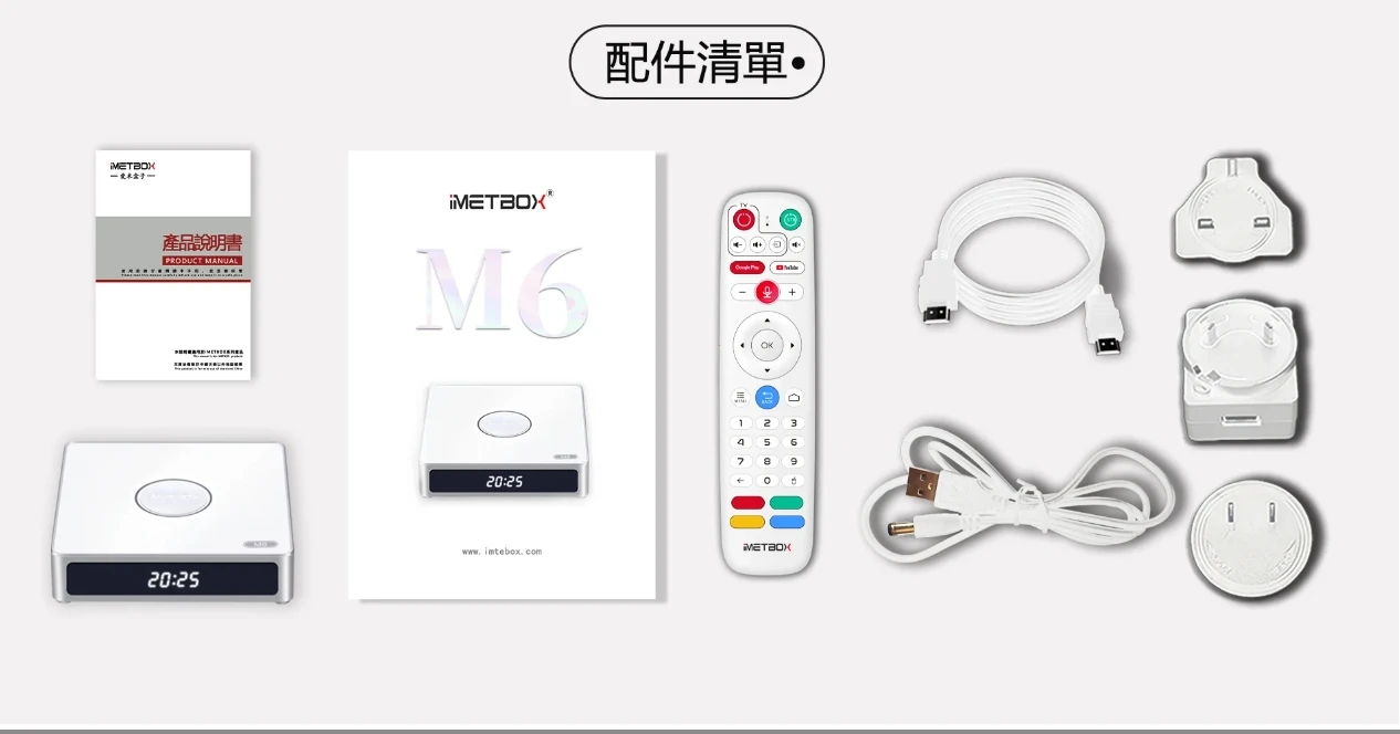 Genuine]2025 Newest IMETBOX M6 Smart TV Box 64GB Voice Control