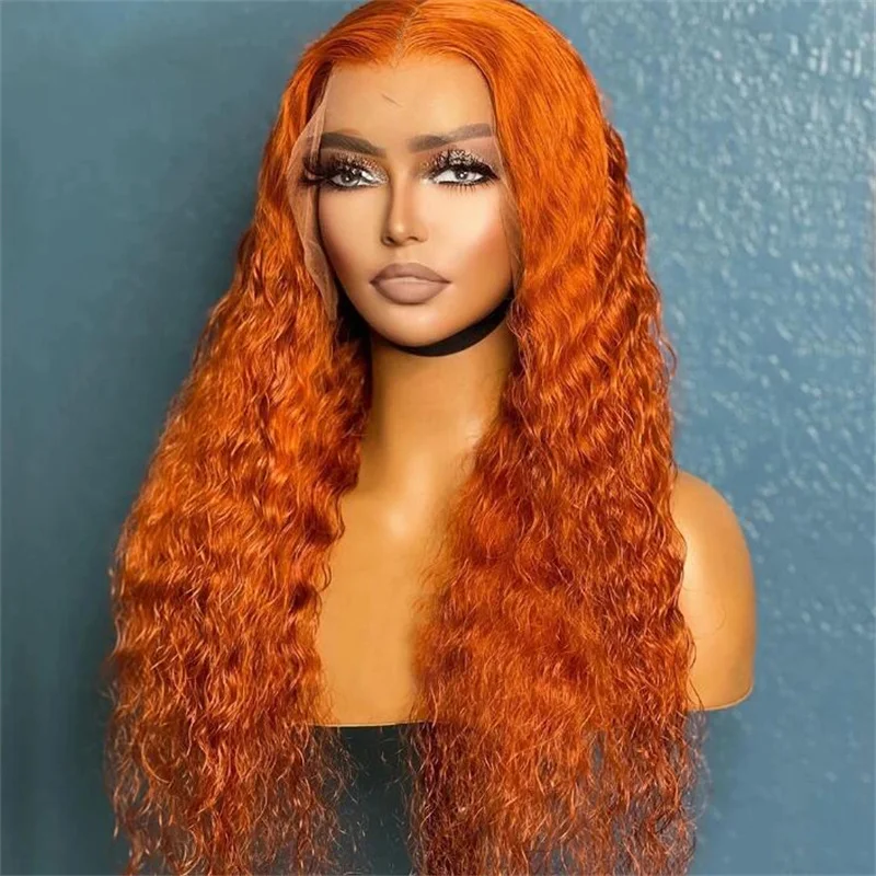 long-soft-glueless-26inch-180density-orange-kinky-curly-lace-front-wig-for-women-babyhair-preplucked-heat-resistant-daily