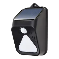 Solar Alarm Light Wireless IP65 Movement Sensor Outdoor Garden Security Lamp Strobe Light Strobe Light LED Light Warning Light