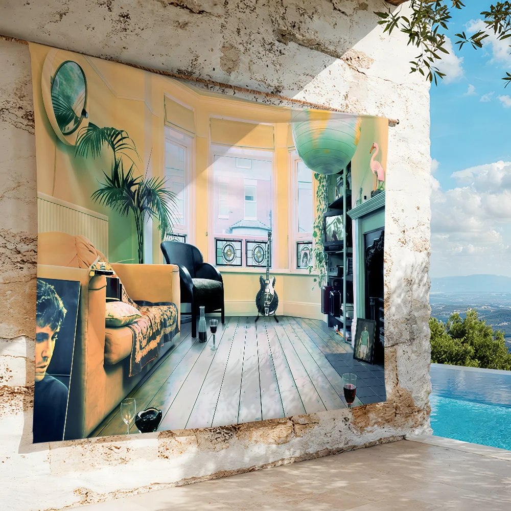 Premium Oasis Rock Band Flag for Indoor & Outdoor Decor