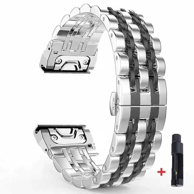 Premium Stainless Steel QuickFit Watch Band – 22mm & 26mm Adjustable Bracelet