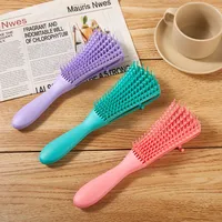 Brosse à cheveux démêlante brosse de Massage du cuir chevelu peigne à cheveux brosse démêlante pour brosse à cheveux démêlante bouclée femmes hommes Salon 2