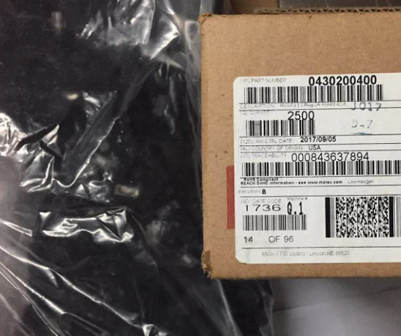 

Connectors 0430200400 housings 43020-0400 terminals crimp socket header original part 430200400