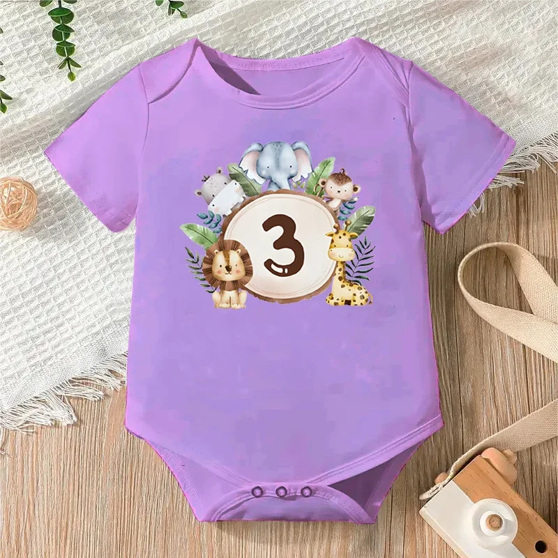 

Одежда для новорожденных возраст 1-9 месяцев Одежда для маленьких мальчиков и девочек Комбинезон для младенцев с мультяшным принтом животных хлопковое детское боди