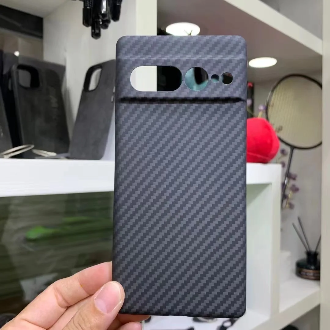 New Real Aramid Fiber Carbon For Pixel 7 Pro Ultra Thin Light Shockproof For Google Pixel 7 Carbon Fiber Case Cover