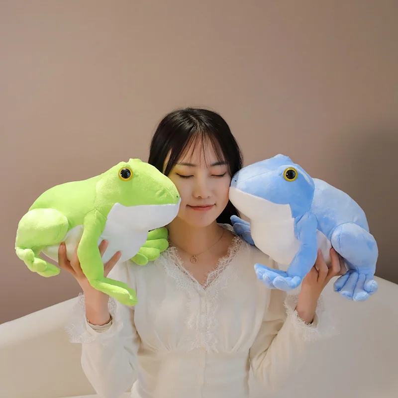 

Новая мультяшная Милая лягушка 32 см, плюшевые игрушки, креативные животные, лягушка, плюшевые игрушки, украшения для комнаты, детские подарки на день рождения