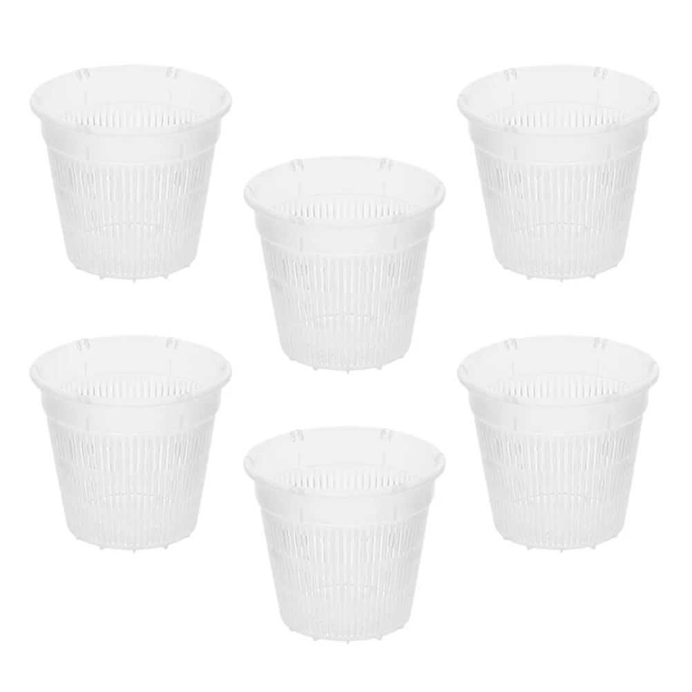 

6 Pcs Orchid Pot Phalaenopsis Root Control Orchids Flower Pots Plastic Nursery Dendrobium Officinale Plant Planters