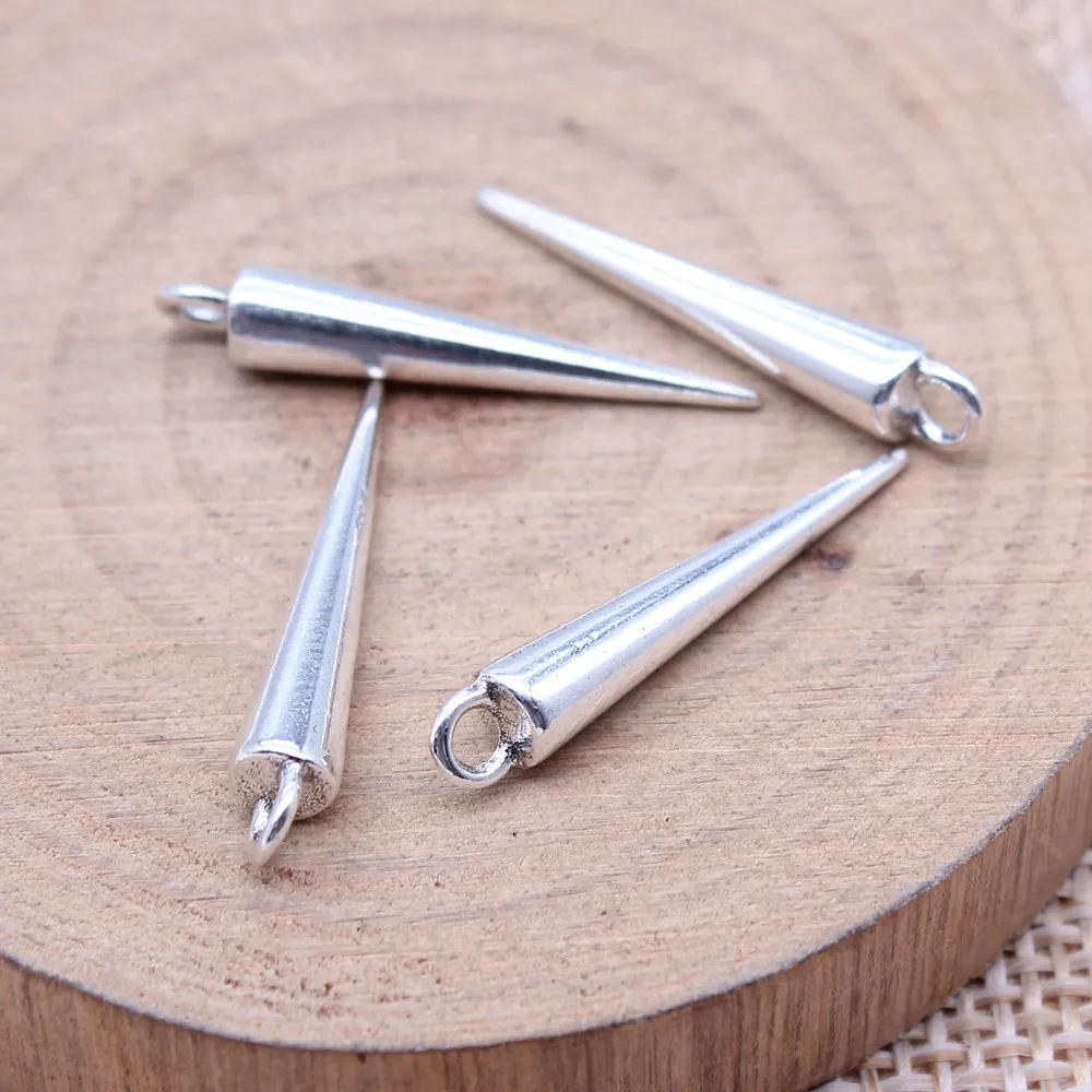 

Materials Cone Charms Accessories For Jewelry 4x25mm 20pcs