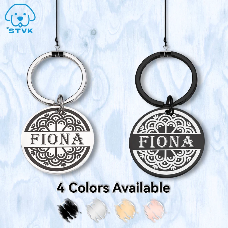 CustomizedDogTagsCollarFreeEngravedAntiLostIDTagsNameplateStainlessSteelPetCollars