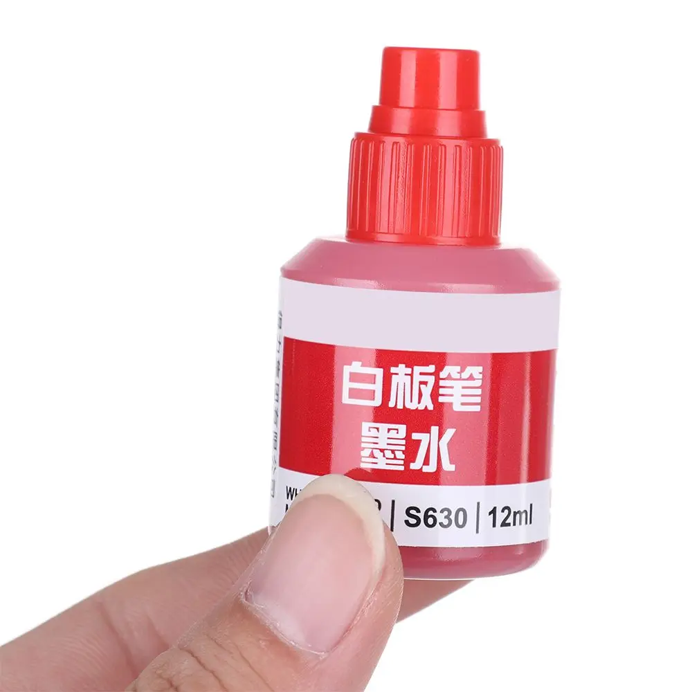 12ml Refill Ink Erasable Whiteboard Marker Pen Inks Black Red Blue 3 Colors Instantly Dry Office Supplies white marker pens,marker pens,color marker pens,pen marker,dry erase markers,whiteboard pens,whiteboard pen ink