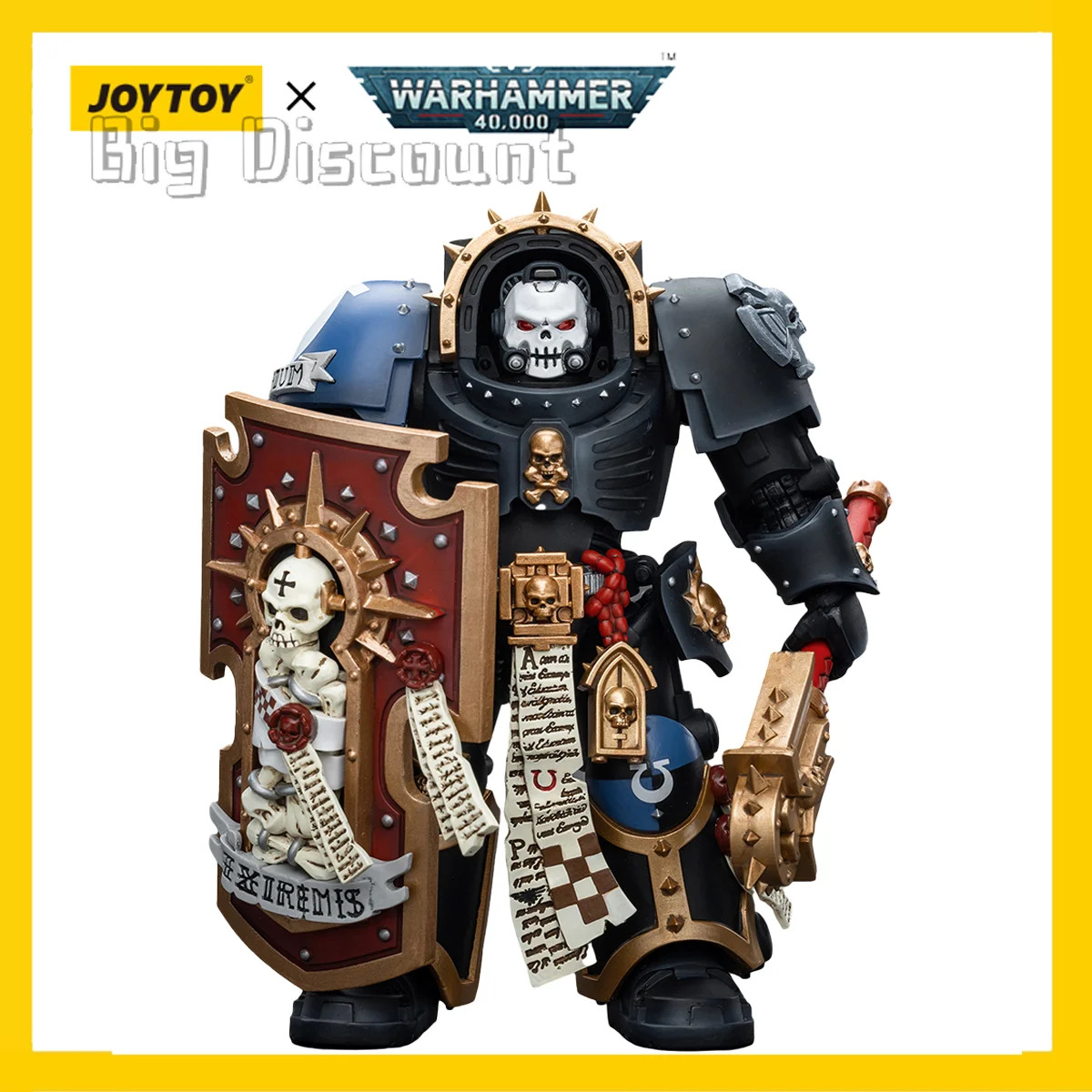 

[Pre-Order] JOY TOY Warhammer 40K 1/18 Action Figure Ultramarines Chaplain in Terminator Armour Model Free Shipping