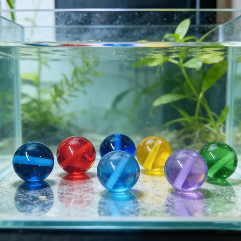 1-5Pcs 직경 30mm 반투명 컬러 크리스탈 유리 공 조리개 3mm 구멍이 있는 ..
