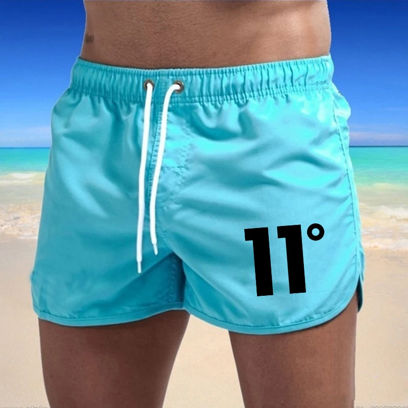 2024 New Hot Summer Swim Trunks Sport Gym Running Shorts Male Beachwear Luxury Beach Shorts Quick Dry Mens Siwmwear Board Briefs 2