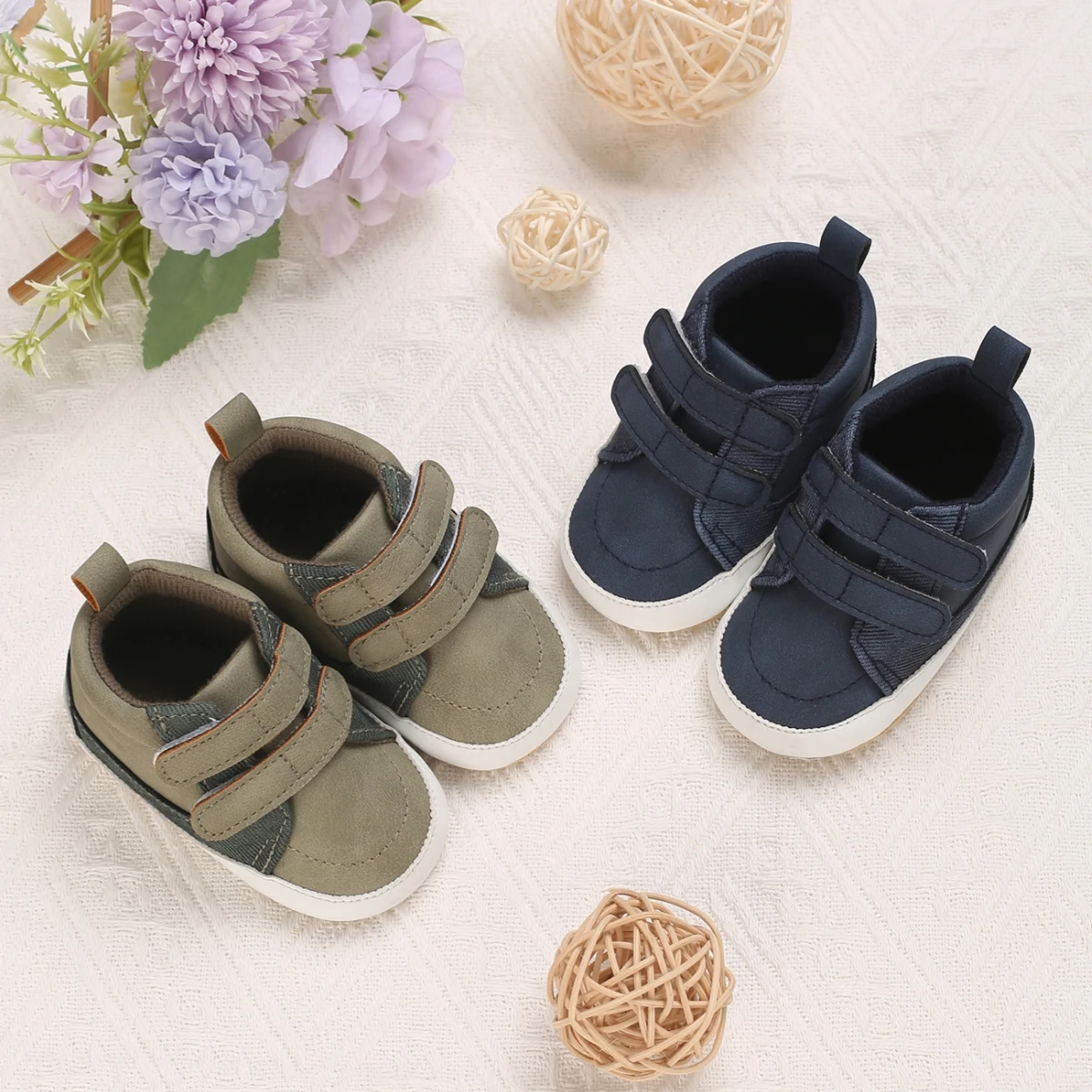 

2024Baby Girls and Boys High Quality Soft Anti slip Sole0-18M Baby Spring and Autumn Sports Shoes First Generation Walking Shoes