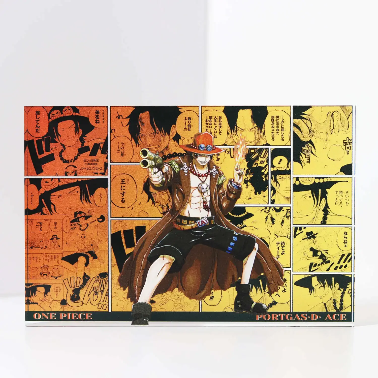 Anime One Piece Homemade Comics Acrylic Brick Zoro Fifth Gear