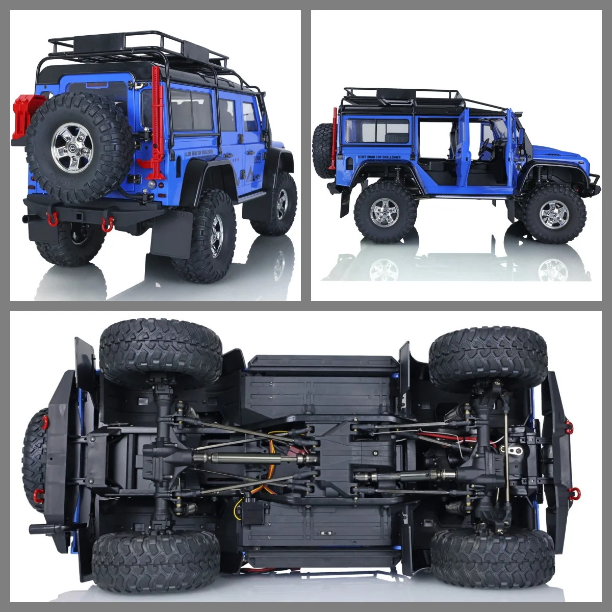 Modelo de coche FMS 1:12 Willys, coche de control remoto, coche de
