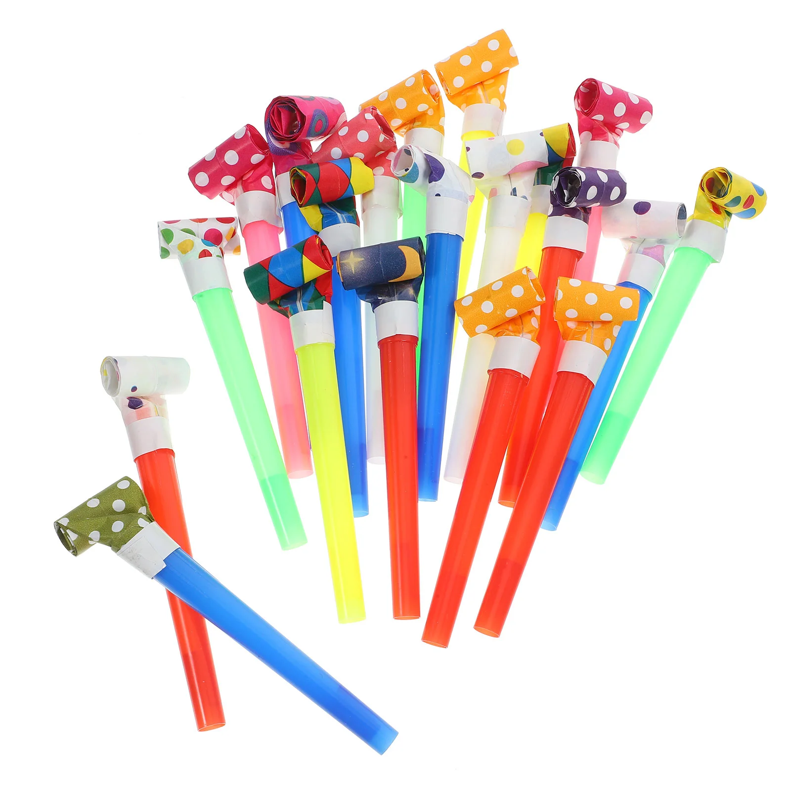 

20 Pcs Party Noisemakers Hair Dryer Large Cheerleadning Props Blowing Dragon Whistles Baby Childrens Toys