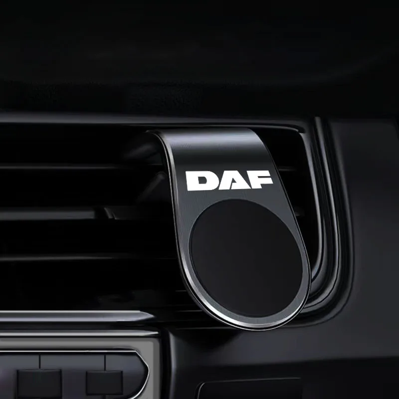 Soporte Para Móvil KUDA 4165, En Cuero Sintético Negro, Diseñado Para Navegador DAF XF / XG A Partir De 2021