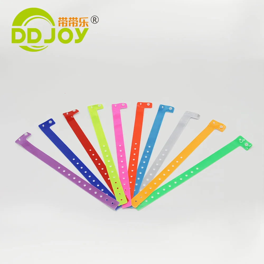 Neon Color Vinyl Wristbands 100pcs