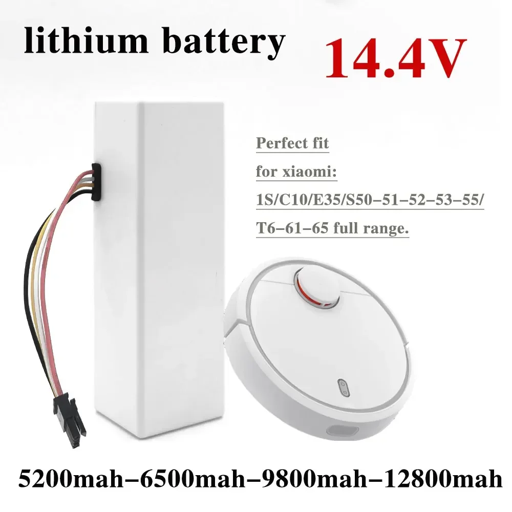 

Сменный аккумулятор для робота Xiaomi Mijia Mi 1C 12800, P1904-4S1P-MM MAh, используется для пылесосов и литиевых батарей 18650