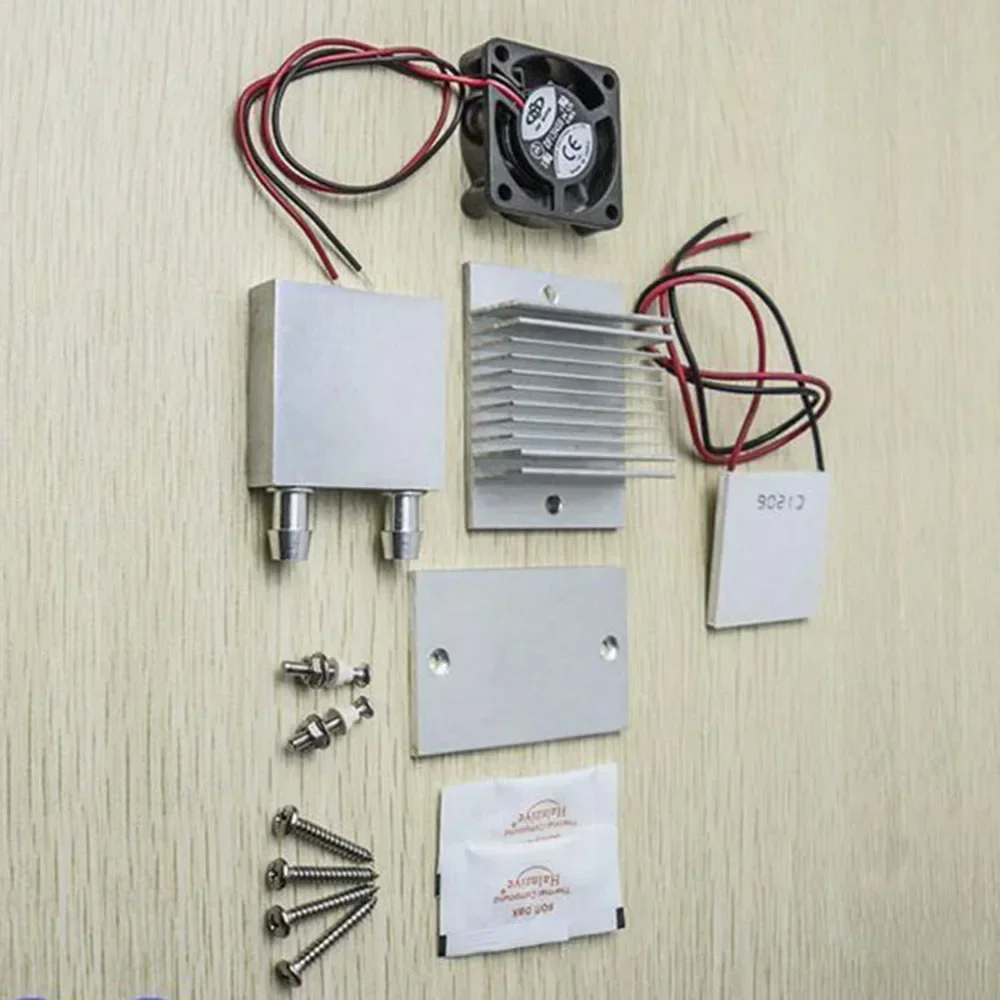 Kit Thermoelectric Peltier Module Refrigeration System 12V 50~60W DIY TEC1-12706 Accessories Cooler Industrial