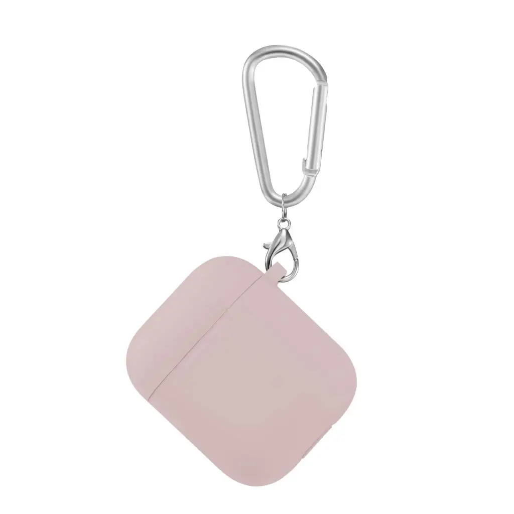 Soft Silicone Protective Earphone Case with Keychain Accessories