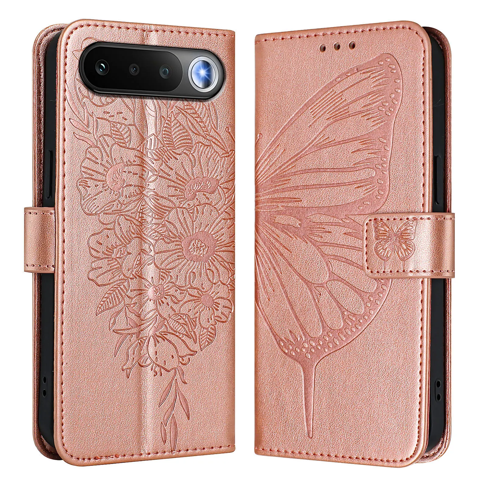 Classic Embossed Leather Flip Wallet Case for Realme 16 Pro Plus 5G