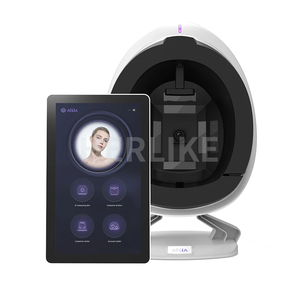 New Design 28 Million Skin Anaylzer Machine 3D Magic Mirror Face Scanner 8 Spectrum Acne Detection Facial Analysis Beauty Device hantek dso3064 iii kit 4 channel automotive oscilloscope 60mhz 60mhz 200ms s 8 bit frequency counter spectrum analysis