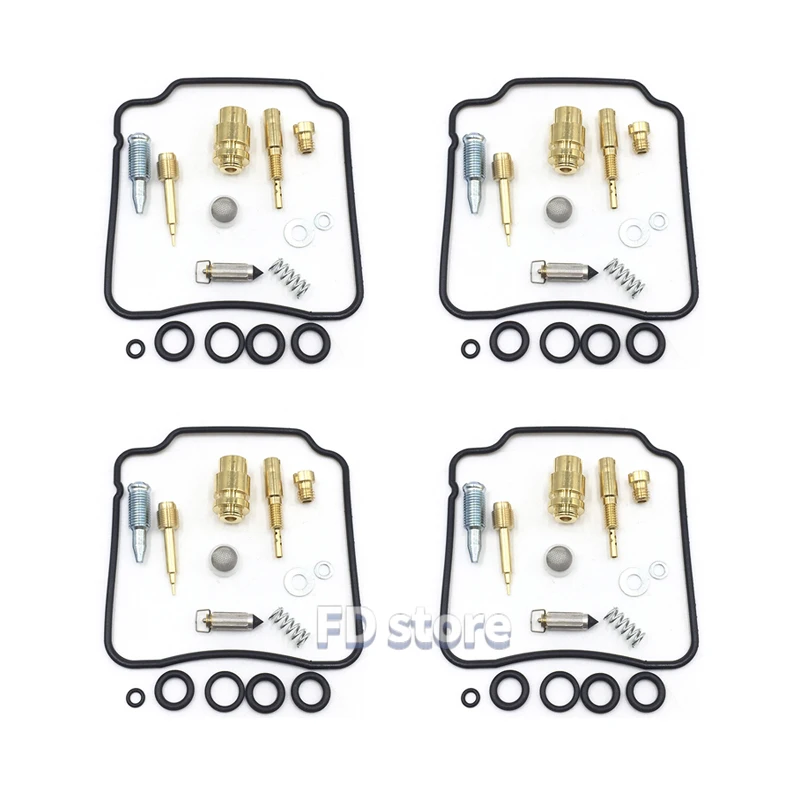 Набор для Ремонта Карбюратора 87-88 YAMAHA FZR1000 Carb, 4 комплекта для ремонта карбюратора 20-FZR1000ACR