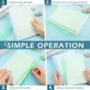5/10Pcs Comb Binding Spines 30 Ring Plastic Binder Combs and Spines Binding Easy Edit Spines for Document Notebook File Making 4