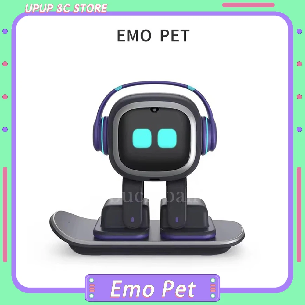 Original Emo Pet Robot Future Ai Desktop Robot Voice Smart Kids Electronic Toys Inteligente Companion Birthday Gifts