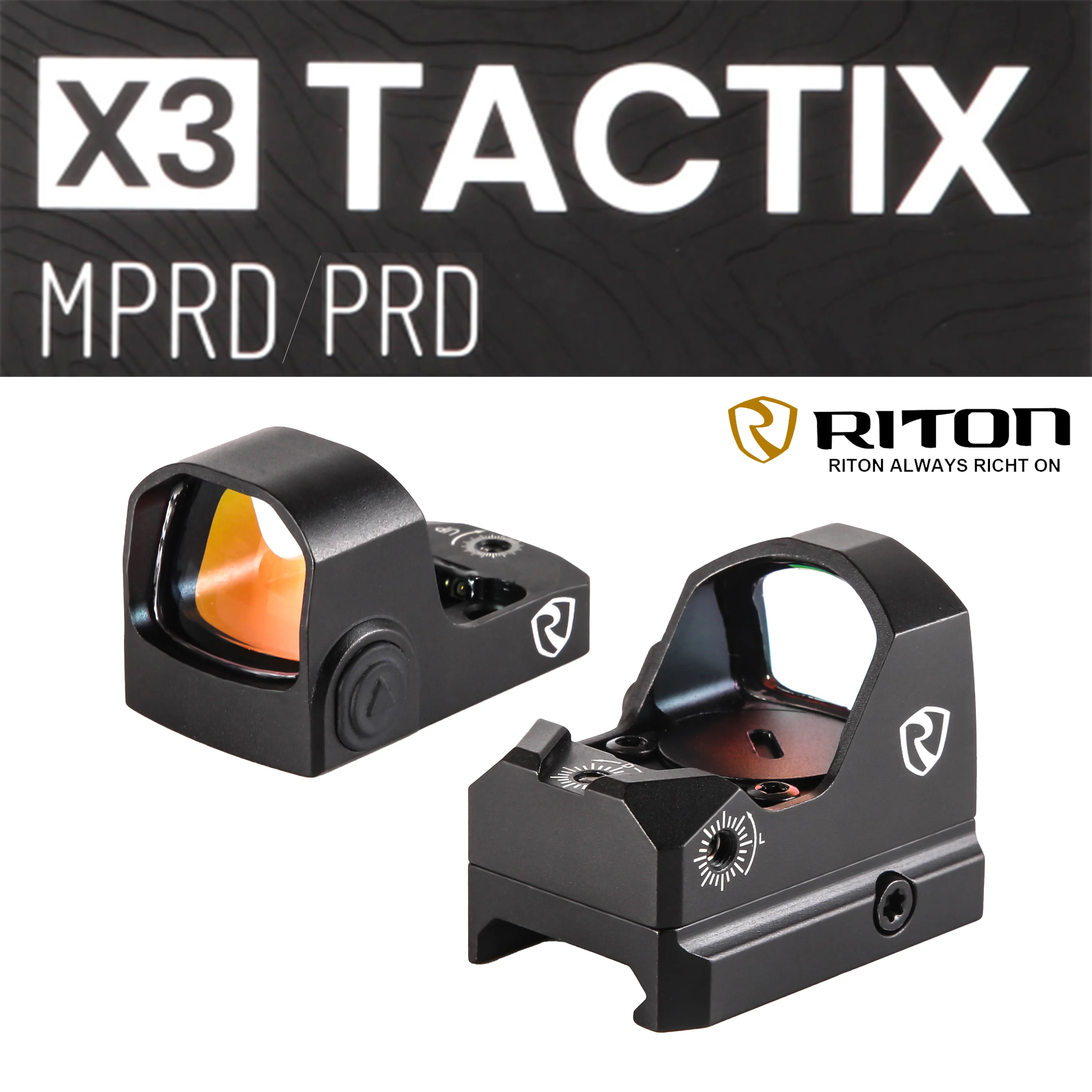 

Riton X3 Тактический PRD красный точечный прицел, красный точечный страйкбол, голографический красный точечный прицел, Охотничья оптическая система, более точный