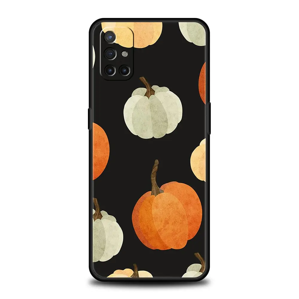 Autumn Leaves and Fox Pumpkin Halloween Phone Case
