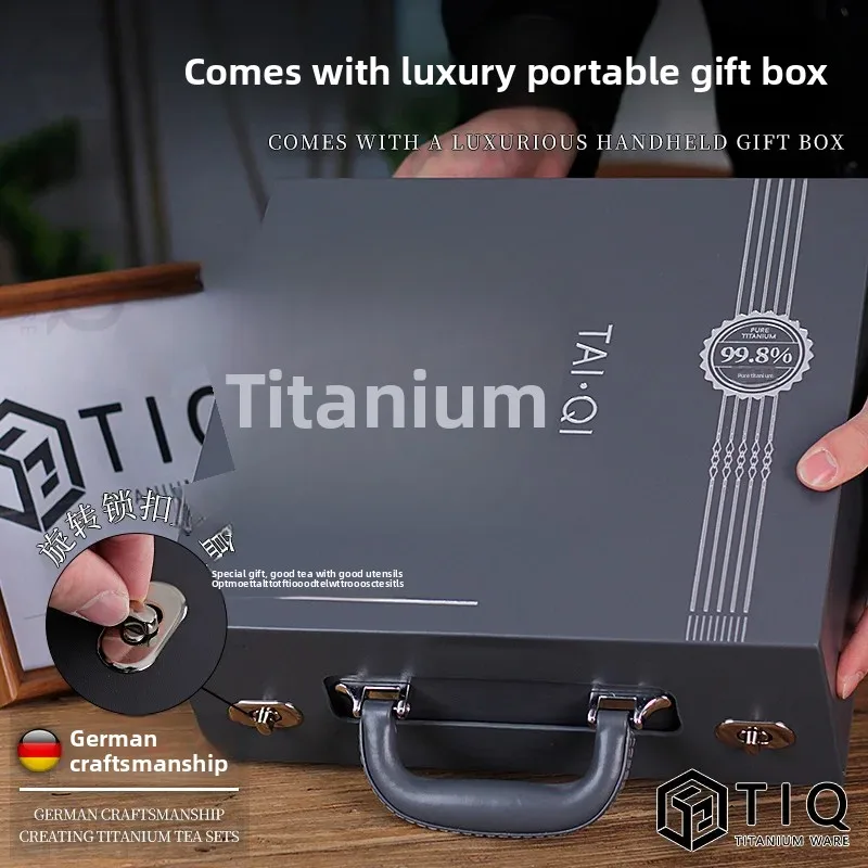 عدة شاي تيتانيوم ٩ قطع