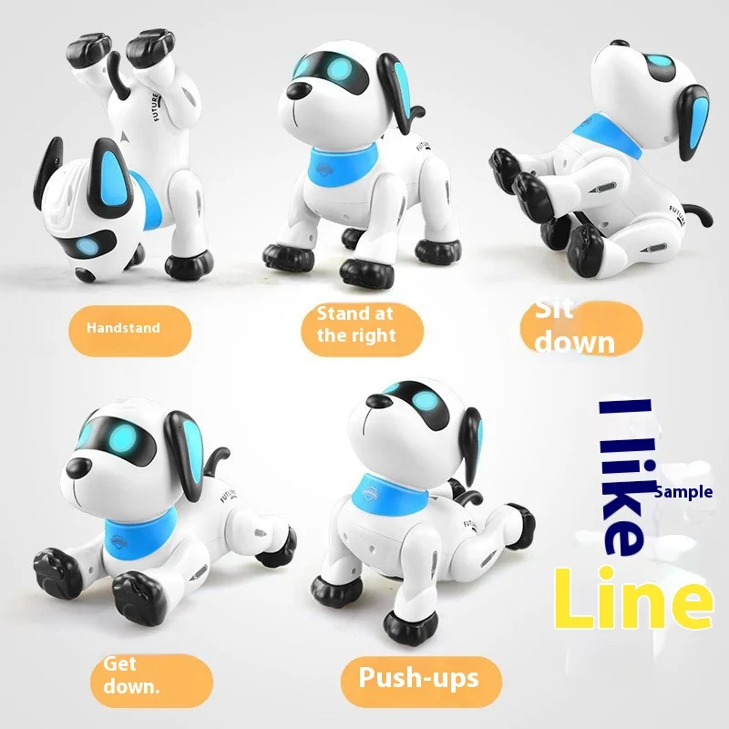 LeNeng K21 Biomimetic Intelligent Machine Dog Programming Special Effects Simulation Children's Remote Control Electric Toy Dog