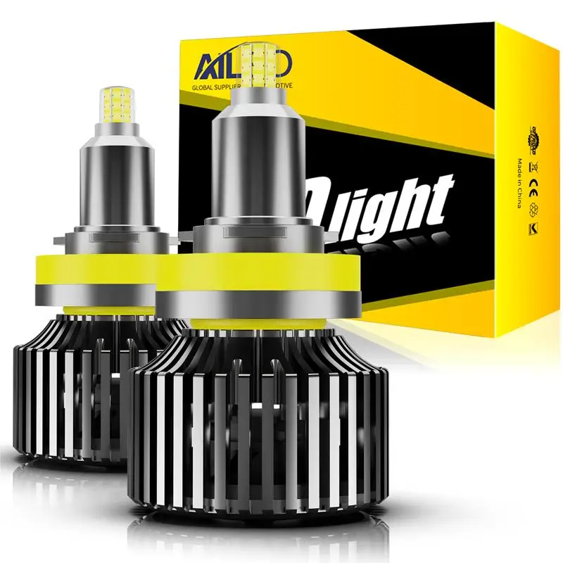 

AILEO 2 Pcs LED H11 360 Degree H7 H8 H9 9005 HB3 9006 HB4 9012 H1 LED Headlamp Bulb 3000K 6500K 4300K 80W High Power CSP Chips