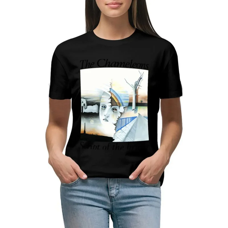 

THE CHAMELEONS T-shirt funny Korean fashion Women t shirt