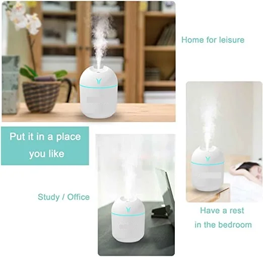Compact 250ML USB Aroma Diffuser & LED Night Lamp
