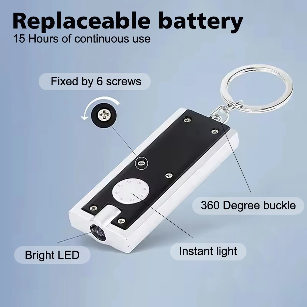 LED Flashlights, Mini Flashlight, Camping Light, Mini LED Flashlight, LED Torch Light, LED Flashlight | Mini LED Flashlight Multifunctional Work Light Portable Pocket Flashlight Keychains Portable Customizable Camping Flash Light